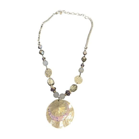 Talbots Jewelry - Talbots Gold and Pink Statement Necklace
